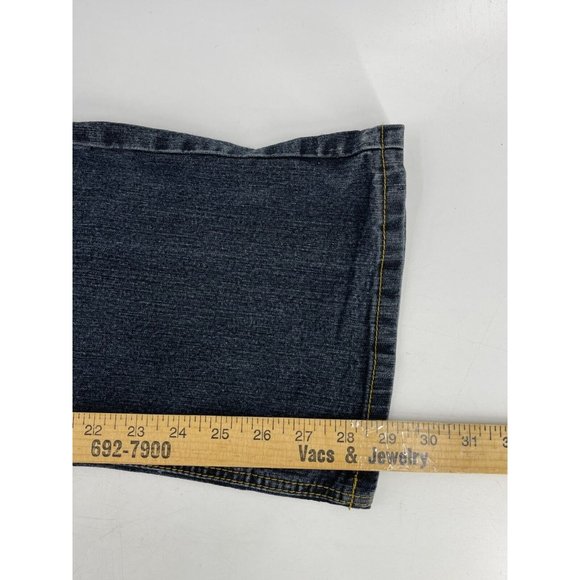 Jean Bay Women's Bootcut Denim Jeans Mid Rise Medium Wash Embroidered Size 6P - Picture 11 of 12